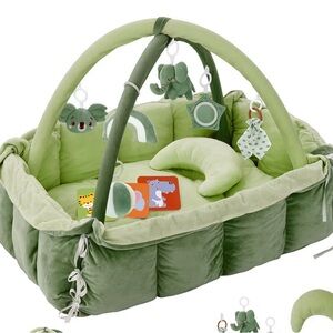 Convertible Baby Gym Play Mat 5-in-1 Activity Center